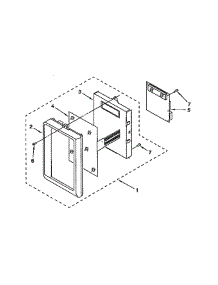 Control Panel parts for Whirlpool Microwave MH7116XBB6 from AppliancePartsPros.com