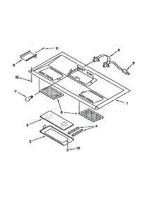 Ventilation parts for Whirlpool Microwave MH7116XBB6 from AppliancePartsPros.com