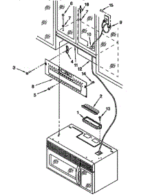 Installation parts for Whirlpool Microwave MH7116XBB6 from AppliancePartsPros.com