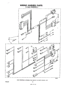 06 - Wiring Harness , Lit / Optional parts for Whirlpool Microwave MW8600XL0 from AppliancePartsPros.com