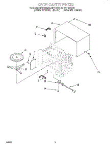 03 - Oven Cavity parts for Whirlpool Microwave MT1130SGZ0 from AppliancePartsPros.com