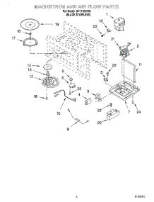 04 - Magnetron And Air Flow parts for Whirlpool Microwave GH7155XHS1 from AppliancePartsPros.com
