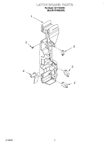 06 - Latch Board parts for Whirlpool Microwave GH7155XHS1 from AppliancePartsPros.com