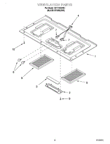 07 - Ventilation parts for Whirlpool Microwave GH7155XHS1 from AppliancePartsPros.com