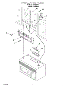 08 - Installation parts for Whirlpool Microwave GH7155XHS1 from AppliancePartsPros.com