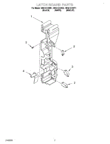 06 - Latch Board parts for Whirlpool Microwave MH6151XHQ1 from AppliancePartsPros.com