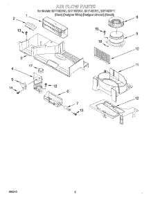 04 - Air Flow parts for Whirlpool Microwave GH7145XFZ1 from AppliancePartsPros.com