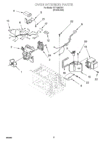 05 - Oven Interior parts for Whirlpool Microwave GT1196SHS1 from AppliancePartsPros.com