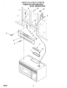 08 - Installation parts for Whirlpool Microwave MH7110XBQ3 from AppliancePartsPros.com