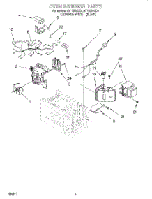 05 - Oven Interior, Literature parts for Whirlpool Microwave MT1195SGQ0 from AppliancePartsPros.com