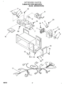 05 - Interior, Lit / Optional parts for Whirlpool Microwave MH7110XBB3 from AppliancePartsPros.com