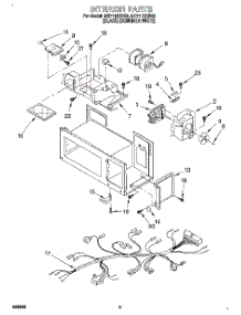 05 - Interior, Lit / Optional parts for Whirlpool Microwave MH7110XBB2 from AppliancePartsPros.com