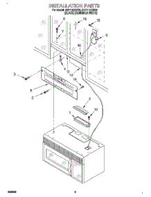 08 - Installation parts for Whirlpool Microwave MH7110XBB2 from AppliancePartsPros.com
