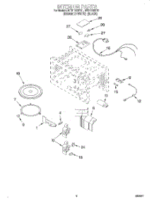 04 - Interior parts for Whirlpool Microwave MT9114SFQ1 from AppliancePartsPros.com