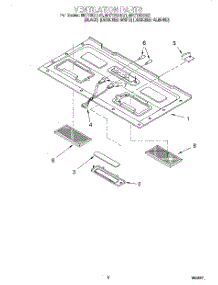 07 - Ventilation parts for Whirlpool Microwave MH7130XEQ1 from AppliancePartsPros.com