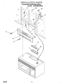 08 - Installation parts for Whirlpool Microwave MH7110XBQ4 from AppliancePartsPros.com