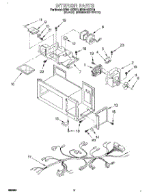05 - Interior, Lit / Optional parts for Whirlpool Microwave MH6110XBQ1 from AppliancePartsPros.com