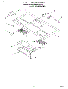 07 - Ventilation parts for Whirlpool Microwave MH7110XBB4 from AppliancePartsPros.com