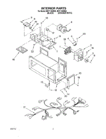 05 - Interior, Lit / Optional parts for Whirlpool Microwave MH7110XBQ5 from AppliancePartsPros.com