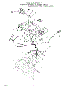 05 - Interior, Lit / Optional parts for Whirlpool Microwave MH7130XEB0 from AppliancePartsPros.com