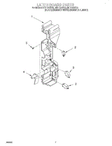 06 - Latch Board parts for Whirlpool Microwave MH7130XEB0 from AppliancePartsPros.com