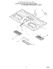 07 - Ventilation parts for Whirlpool Microwave MH7130XEB0 from AppliancePartsPros.com
