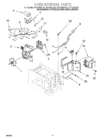 05 - Oven Interior parts for Whirlpool Microwave GT1195SHZ0 from AppliancePartsPros.com