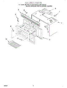 03 - Cabinet parts for Whirlpool Microwave MH7130XEZ1 from AppliancePartsPros.com