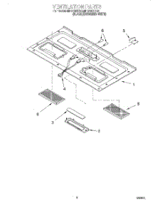 07 - Ventilation parts for Whirlpool Microwave MH6130XEQ0 from AppliancePartsPros.com