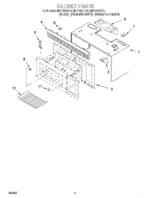03 - Cabinet parts for Whirlpool Microwave MH7130XEQ2 from AppliancePartsPros.com