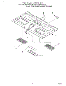 07 - Ventilation parts for Whirlpool Microwave MH7130XEQ2 from AppliancePartsPros.com