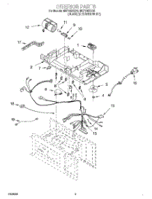 05 - Interior, Literature parts for Whirlpool Microwave MH7135XEQ0 from AppliancePartsPros.com