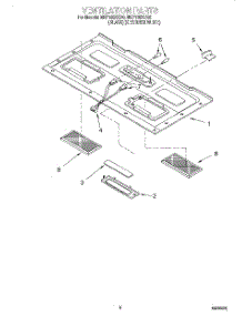 07 - Ventilation parts for Whirlpool Microwave MH7135XEQ0 from AppliancePartsPros.com