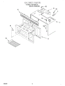 03 - Cabinet parts for Whirlpool Microwave GH7155XHS0 from AppliancePartsPros.com