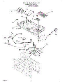 05 - Interior parts for Whirlpool Microwave GH7155XHS0 from AppliancePartsPros.com