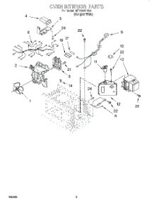 05 - Oven Interior parts for Whirlpool Microwave MT1100SHQ0 from AppliancePartsPros.com
