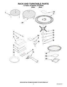 05 - Rack And Turntable Parts parts for Whirlpool Microwave GH7208XRB3 from AppliancePartsPros.com