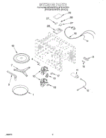 04 - Interior parts for Whirlpool Microwave MT9102SFB0 from AppliancePartsPros.com