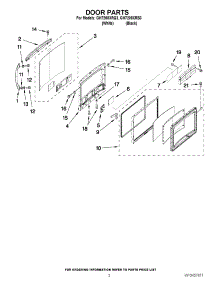 02 - Door Parts parts for Whirlpool Microwave GH7208XRQ3 from AppliancePartsPros.com