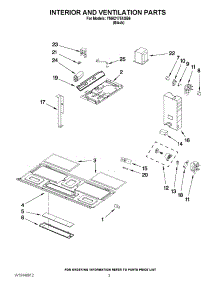 03 - Interior And Ventilation Parts parts for Whirlpool Microwave YMH2175XSB6 from AppliancePartsPros.com