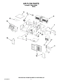 04 - Air Flow Parts parts for Whirlpool Microwave YMH2175XSB6 from AppliancePartsPros.com
