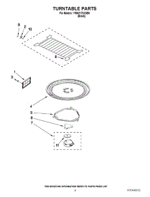 05 - Turntable Parts parts for Whirlpool Microwave YMH2175XSB6 from AppliancePartsPros.com
