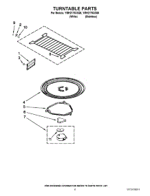 05 - Turntable Parts parts for Whirlpool Microwave YMH2175XSQ5 from AppliancePartsPros.com