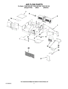 04 - Air Flow Parts parts for Whirlpool Microwave YWMH1162XVS3 from AppliancePartsPros.com