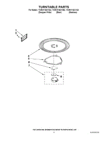 05 - Turntable Parts parts for Whirlpool Microwave YWMH1162XVS3 from AppliancePartsPros.com