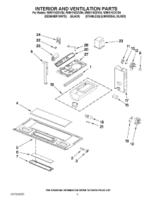 03 - Interior And Ventilation Parts parts for Whirlpool Microwave WMH1162XVD4 from AppliancePartsPros.com