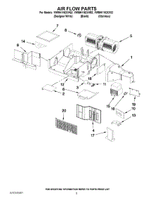 04 - Air Flow Parts parts for Whirlpool Microwave YWMH1162XVS2 from AppliancePartsPros.com