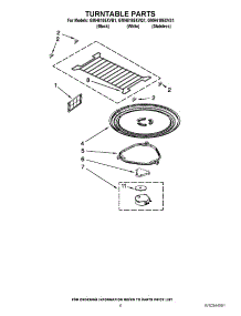 05 - Turntable Parts parts for Whirlpool Microwave GMH6185XVQ1 from AppliancePartsPros.com