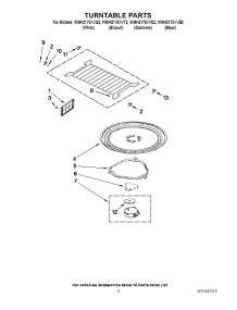 05 - Turntable Parts parts for Whirlpool Microwave WMH2175XVS2 from AppliancePartsPros.com