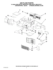 04 - Air Flow Parts parts for Whirlpool Microwave WMH1163XVB1 from AppliancePartsPros.com